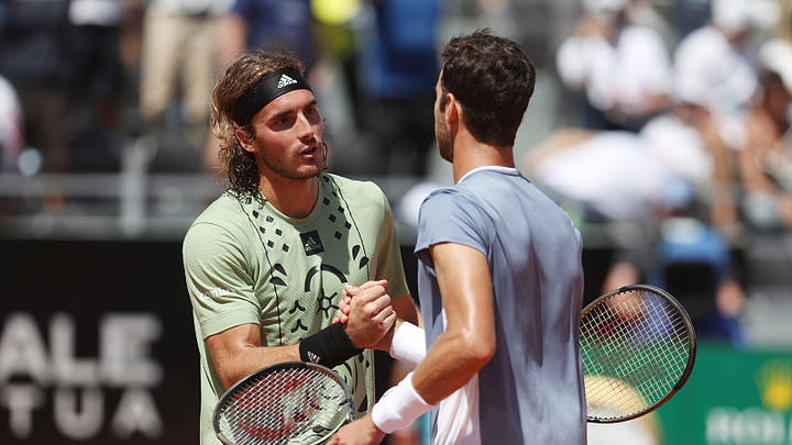 关于美国网球队逆转澳大利亚网球队，西西帕斯关键制胜的信息